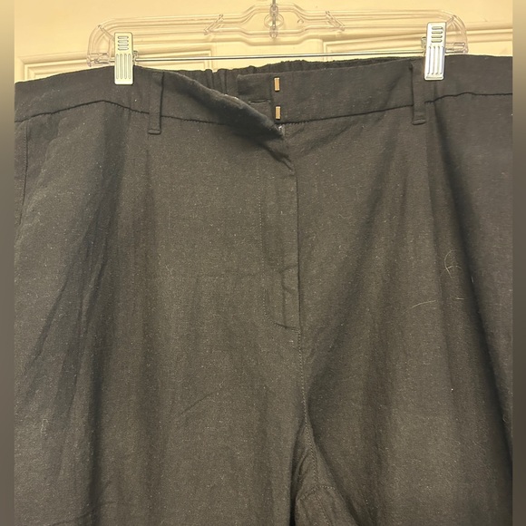 NWT Wide leg, comfy linen-blend pants - Picture 2 of 4